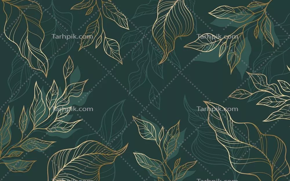 پسزمینه وکتور گلدار طراحی شده بهصورت دستی با خطوط حکاکیشده
