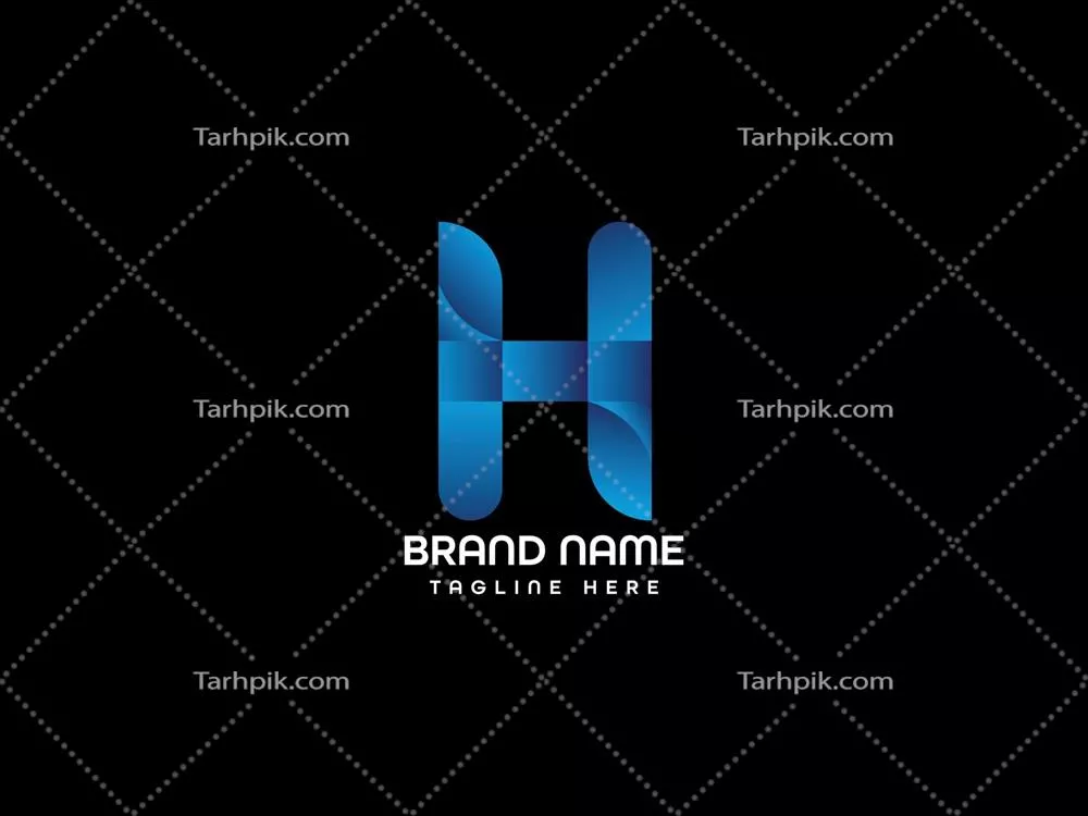 وکتور طراحی لوگوی حروف مدرن برای برندهای جدید و منحصر به فرد