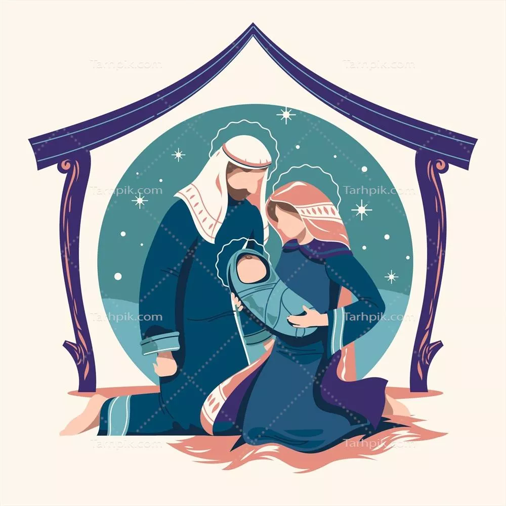 تصویر دست‌ساز صحنه ناتالی در قالب وکتور با جزئیات ظریف و بی‌نظیر