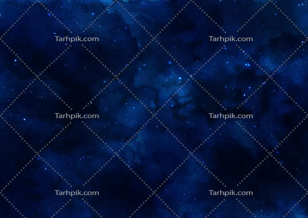 بک گراند وکتور آسمان شب با تکنیک آبرنگ دست ساز و دست نقاشی شده