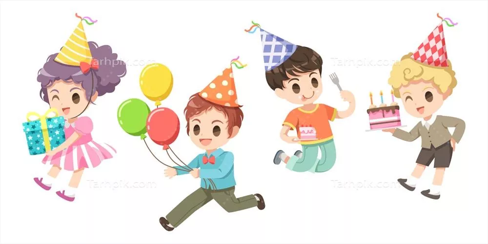 وکتور عناصر طراحی برای فعالیت‌های سال نو خوشحال بر روی وبسایت