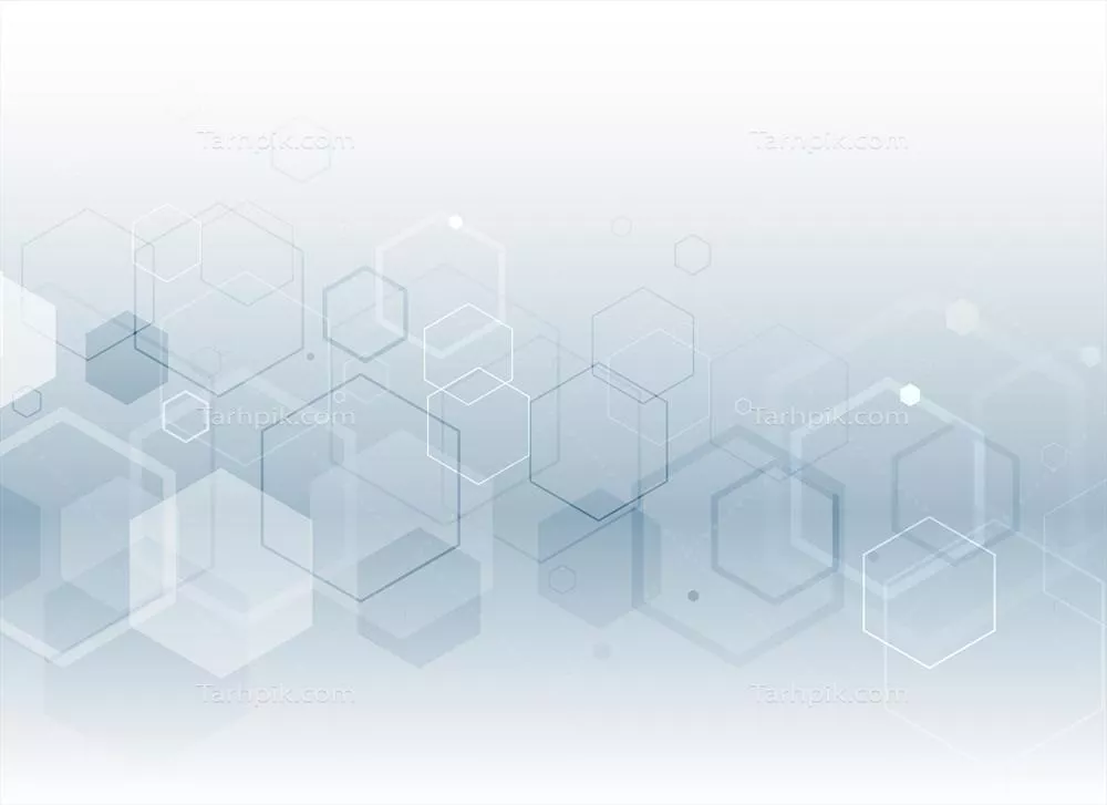 پس‌زمینه وکتوری به سبک پزشکی با طرح شش‌ضلعی