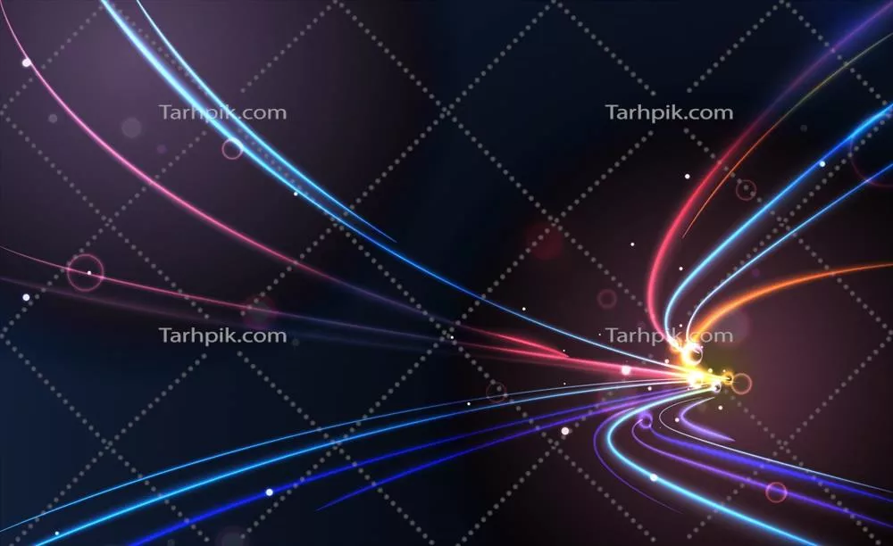 بک‌گراند مسیر نورهای پرسرعت و وکتور باکیفیت برای طراحی‌های مدرن