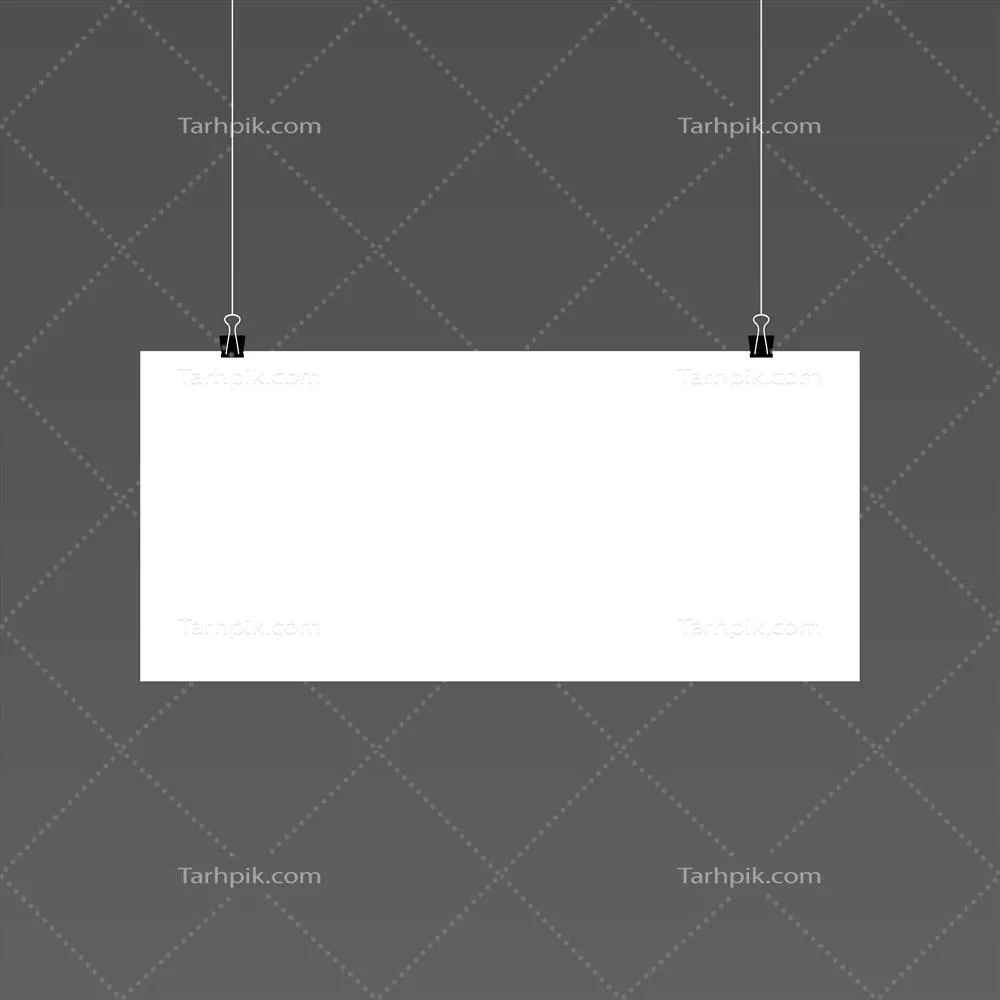 موکاپ افقی کاغذ وکتور برای ارائه طرحها به صورت حرفهای