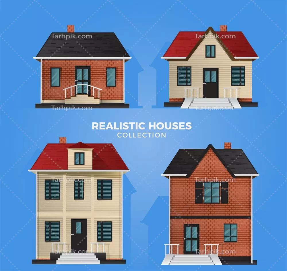 مجموعه چهارخانه وکتور با طراحی های متنوع و خلاقانه