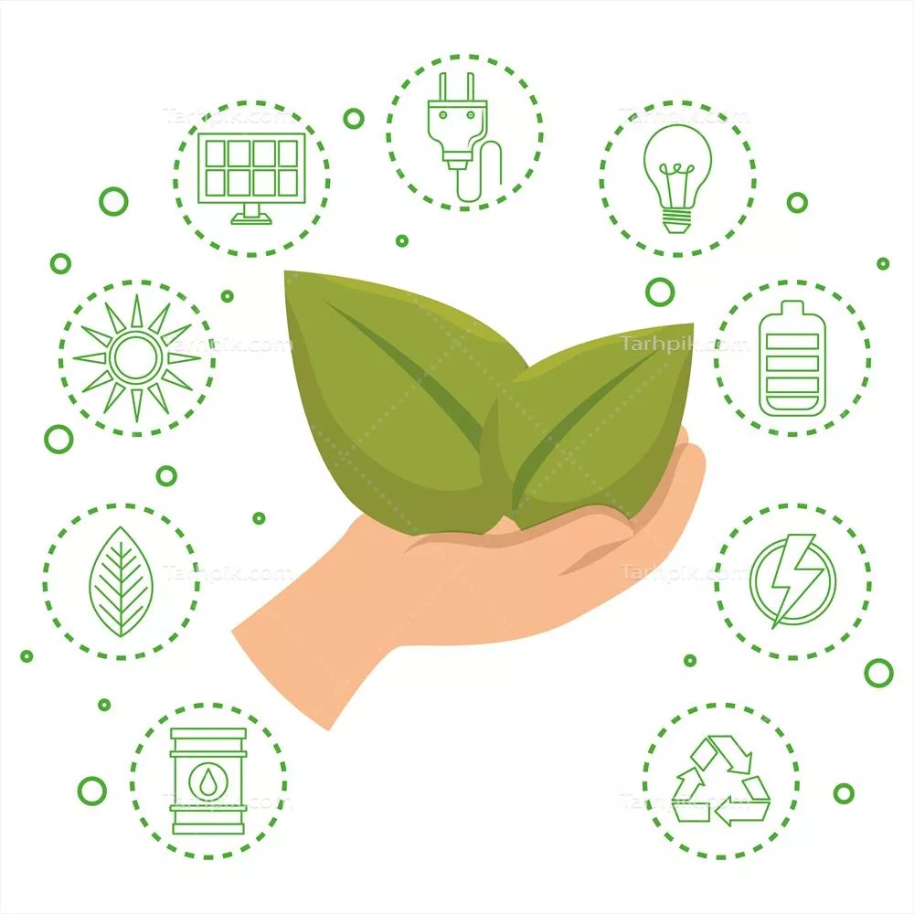 آیکون وکتوری خانه با نماد نجات جهان - طراحی خلاقانه و مدرن