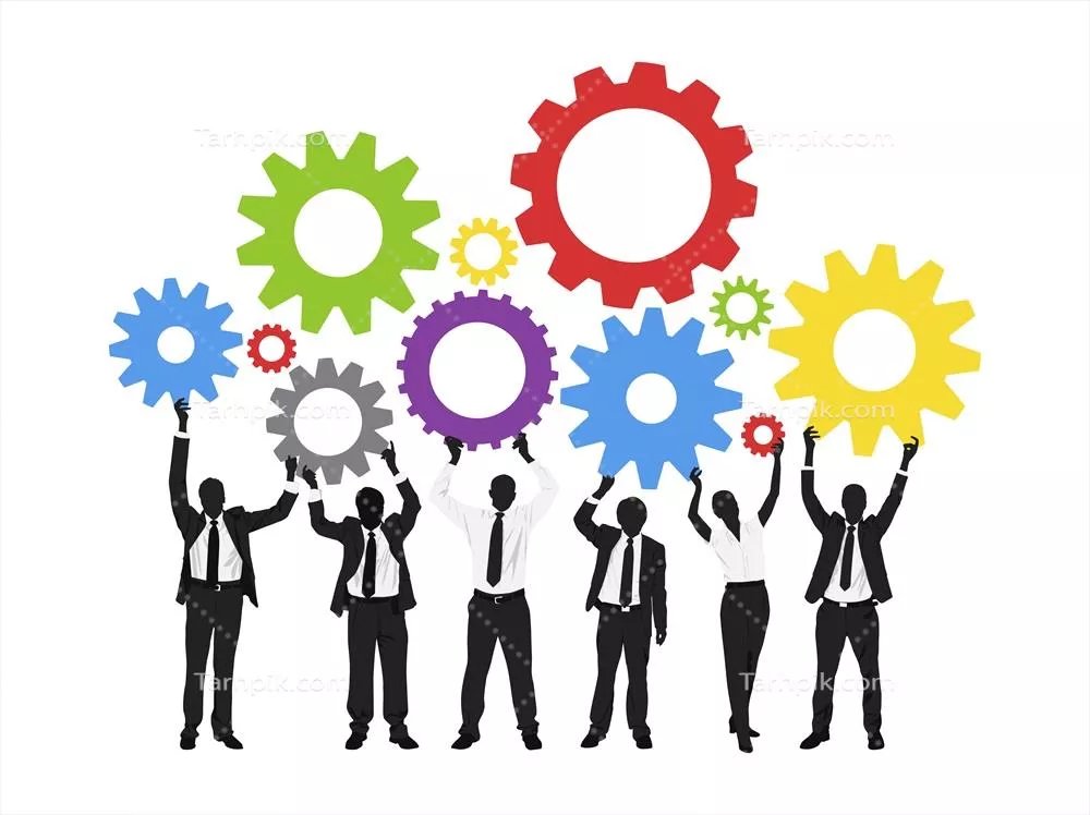 تصویر وکتور از افراد شاغل در محیط کسب و کار