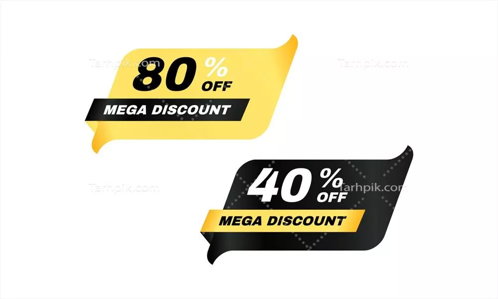 وکتور بنر بازاریابی ویژه فروش با تخفیف قابل توجه و طراحی جذاب