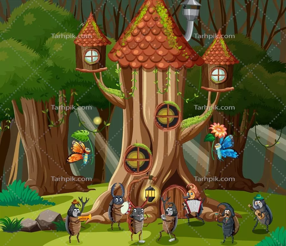 وکتور حیات حشره در جنگل افسانهای: جادوی طبیعت در داستانها