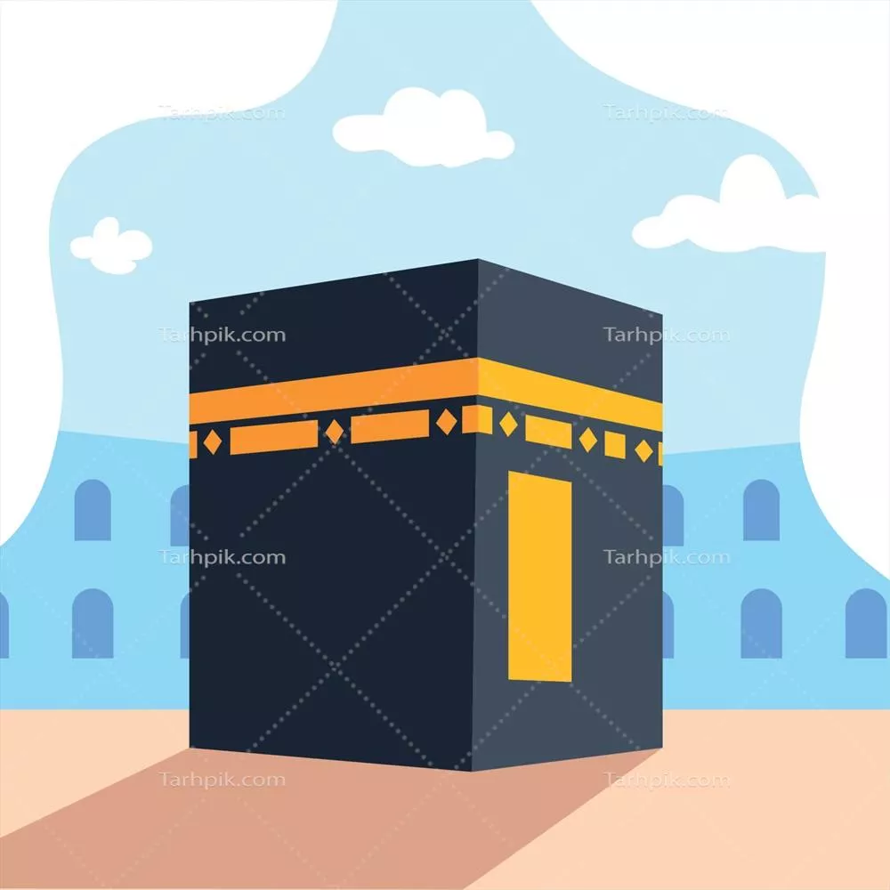 وکتور مسجد الحرام، اسلام و نمادهای مذهبی در مکه مکرمه