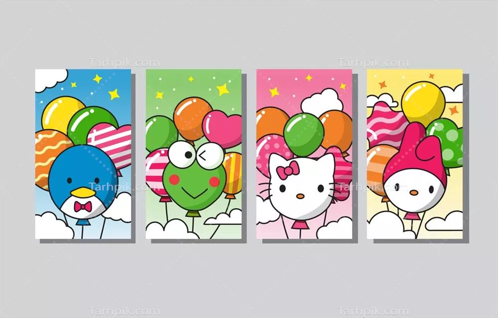 وکتور الگوی داستانی برای شخصیت‌های کایوای در شبکه‌های اجتماعی