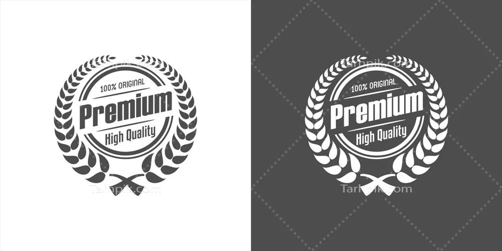 وکتور برچسب کیفیت: نشانهای برای تشخیص استانداردهای برتر