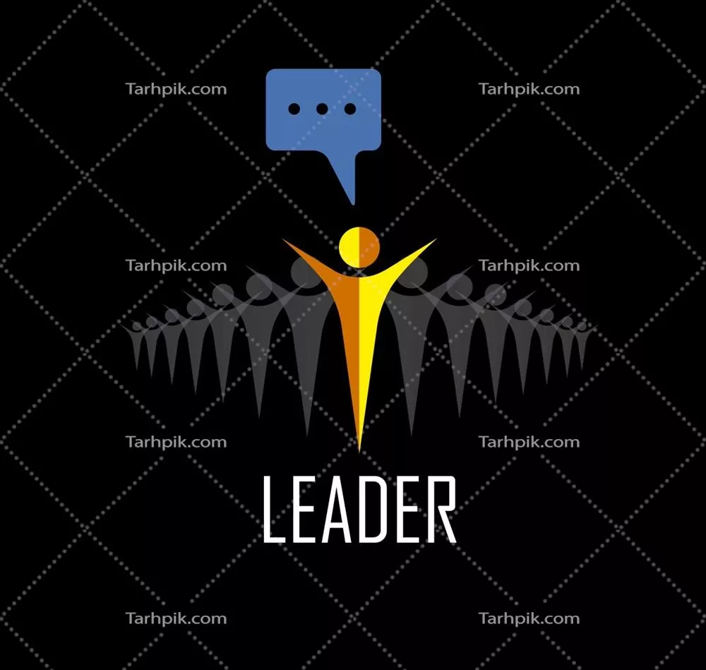لوگوی وکتور رهبر: طراحی مدرن و حرفهای برای نمایندگی برند