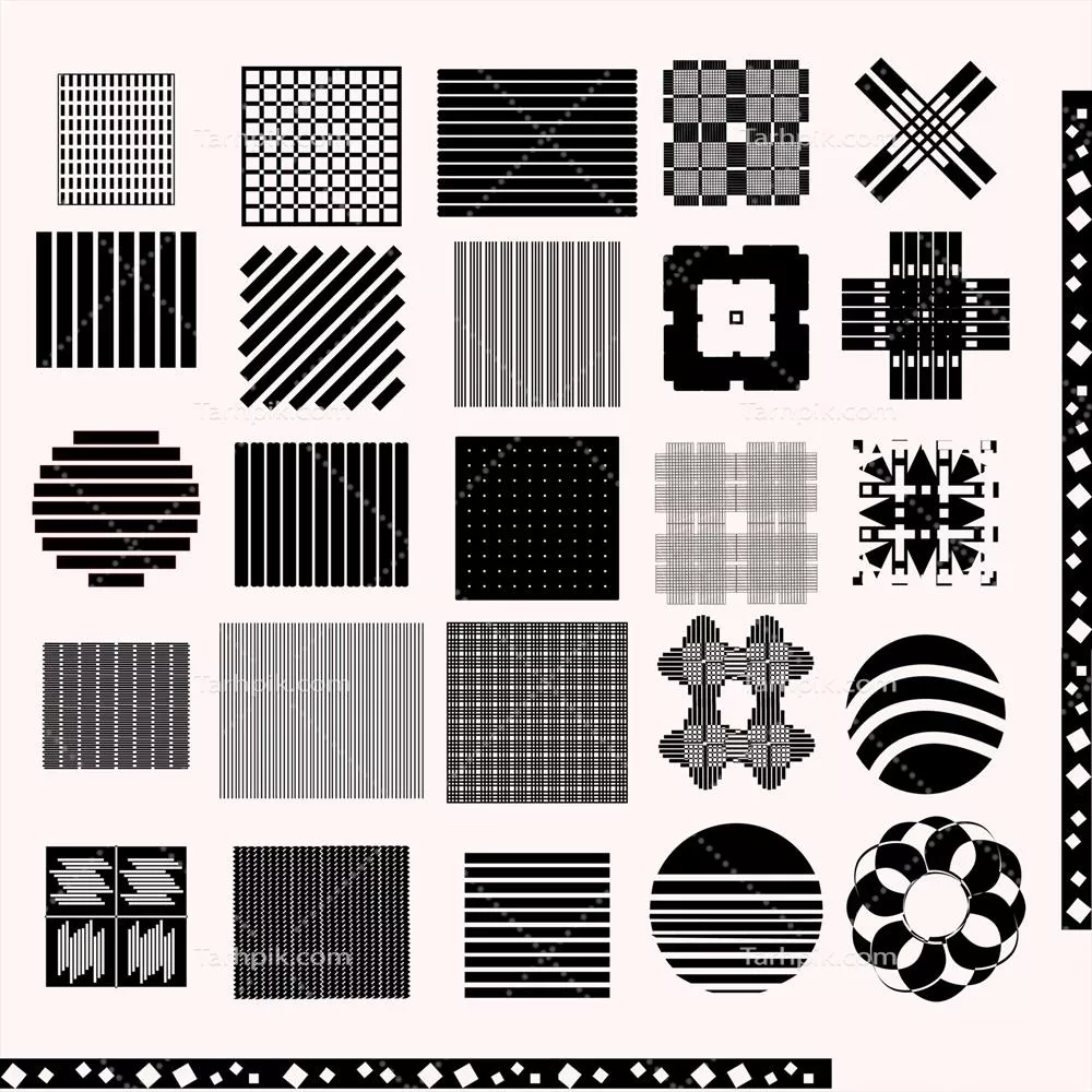 طرحهای مینیمالیستی و خطی وکتور برای طراحی گرافیک