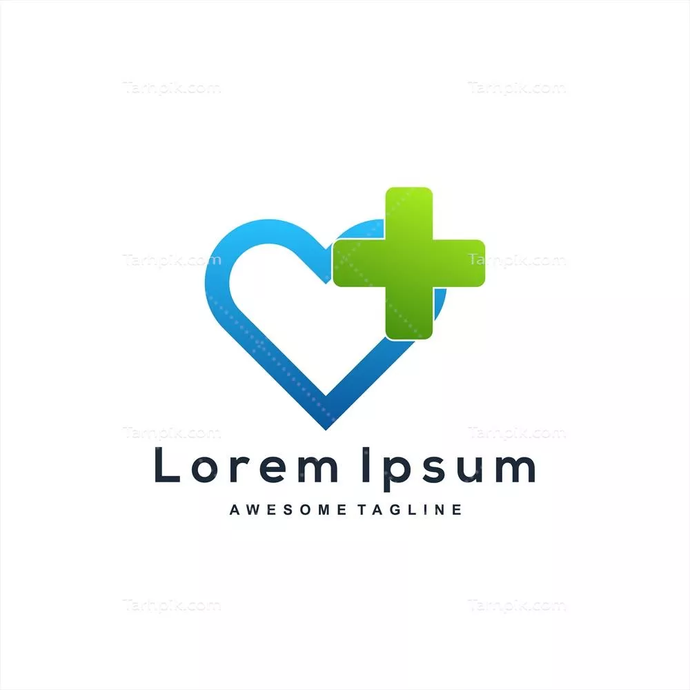 لوگو پزشکی قلب: طراحی و الگوهای وکتور برای خدمات بهداشتی و عشق