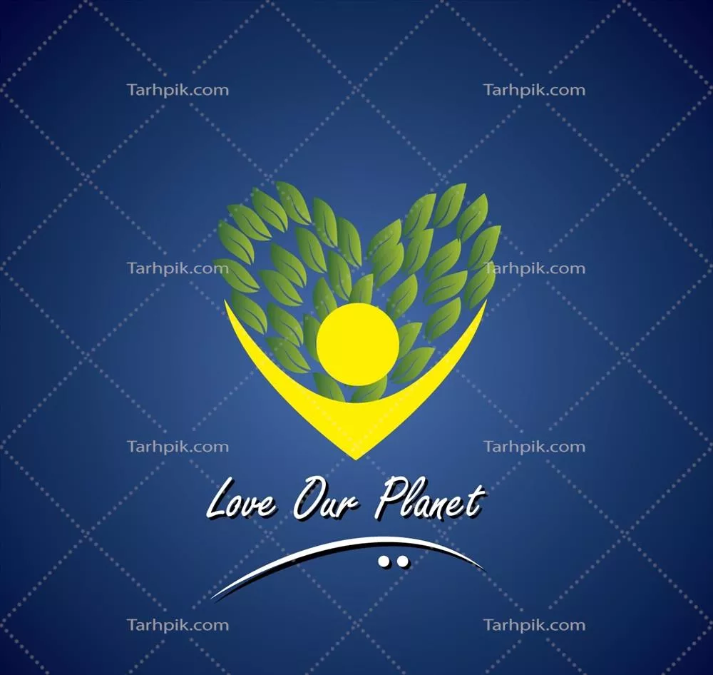 عشق به سیاره‌مان: طراحی وکتور بی‌نظیر برای محیط زیست