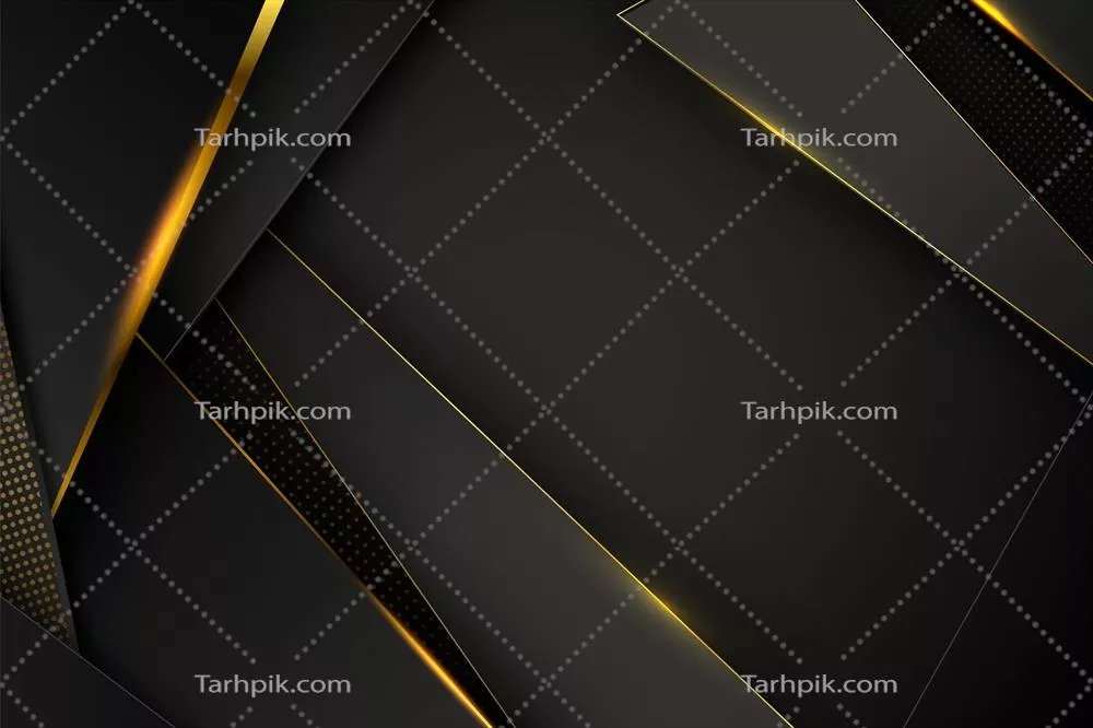 پسزمینه لوکس با جزئیات طلایی - وکتور با کیفیت بالا