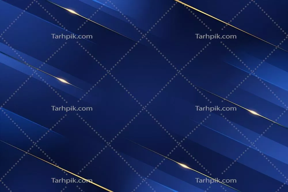 پس‌زمینه لوکس آبی و طلایی وکتوری با طراحی منحصر به فرد