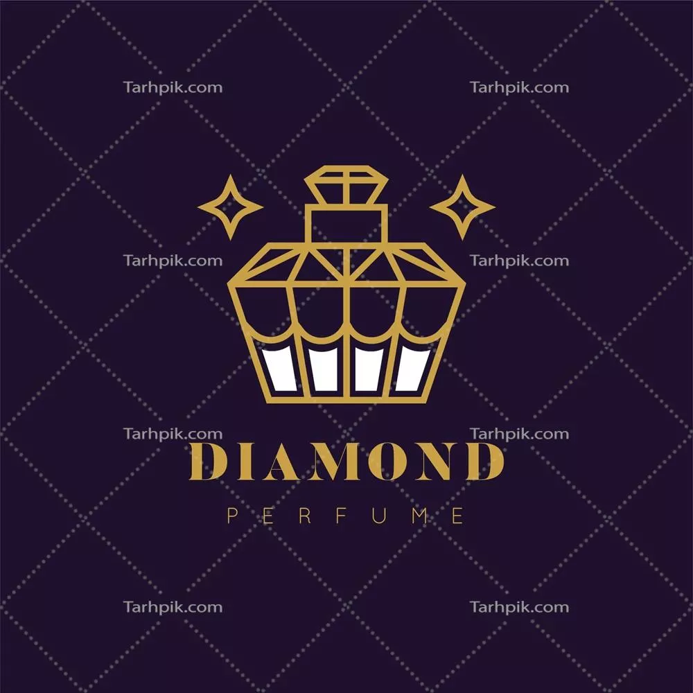 لوگوی وکتور عطر با طراحی لوکس و منحصر به فرد