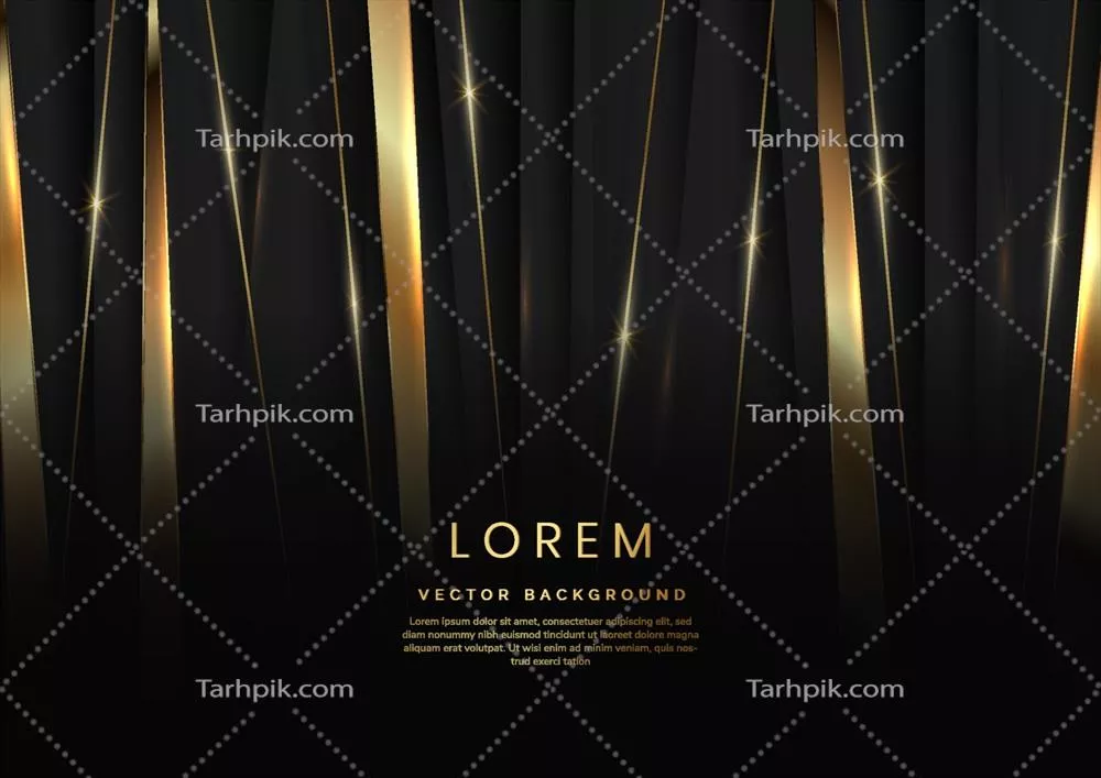 وکتور الگوی خطوط عمودی مشکی لوکس و شیک با جزئیات مایل