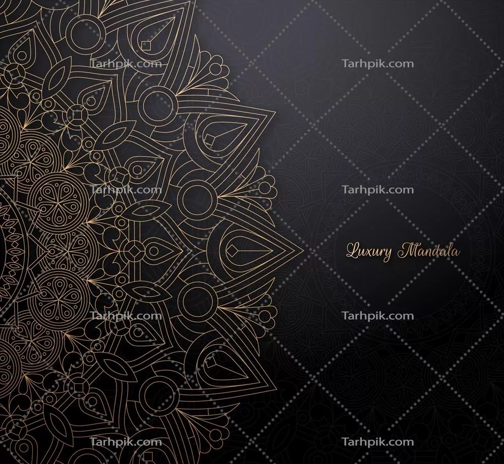 مدل وکتور مندلای لوکس: زیبایی طراحی و هنر هندسی در یک قاب مجلل