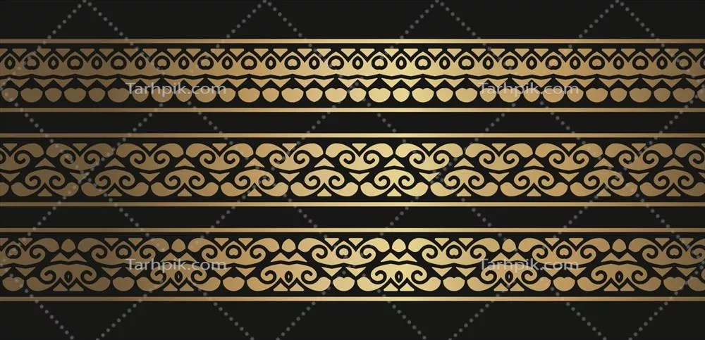 وکتور مجموعه حاشیههای باستانی لوکس و زینتی با طرحهای ساده و غیرمکمل