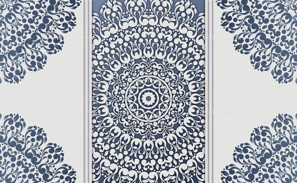 طرح وکتور ماندالا: زیبایی هندسی و هنری در طراحی گرافیک