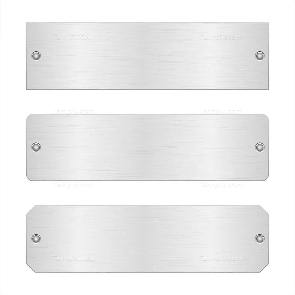 وکتور پلاک درب فلزی با طراحی مدرن و پسزمینه سفید