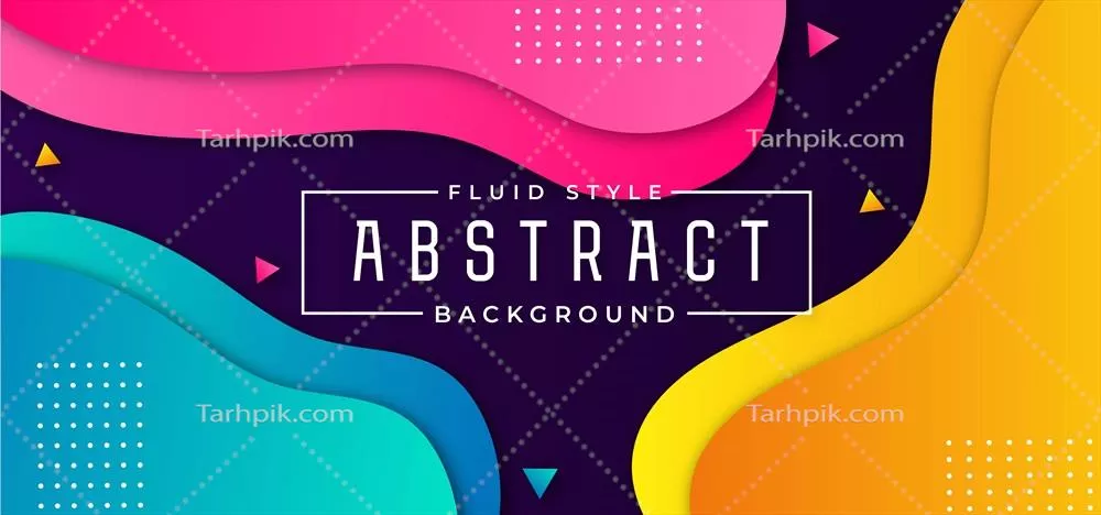 وکتور پسزمینه مدرن و انتزاعی با الگوهای سیال و تجریدی