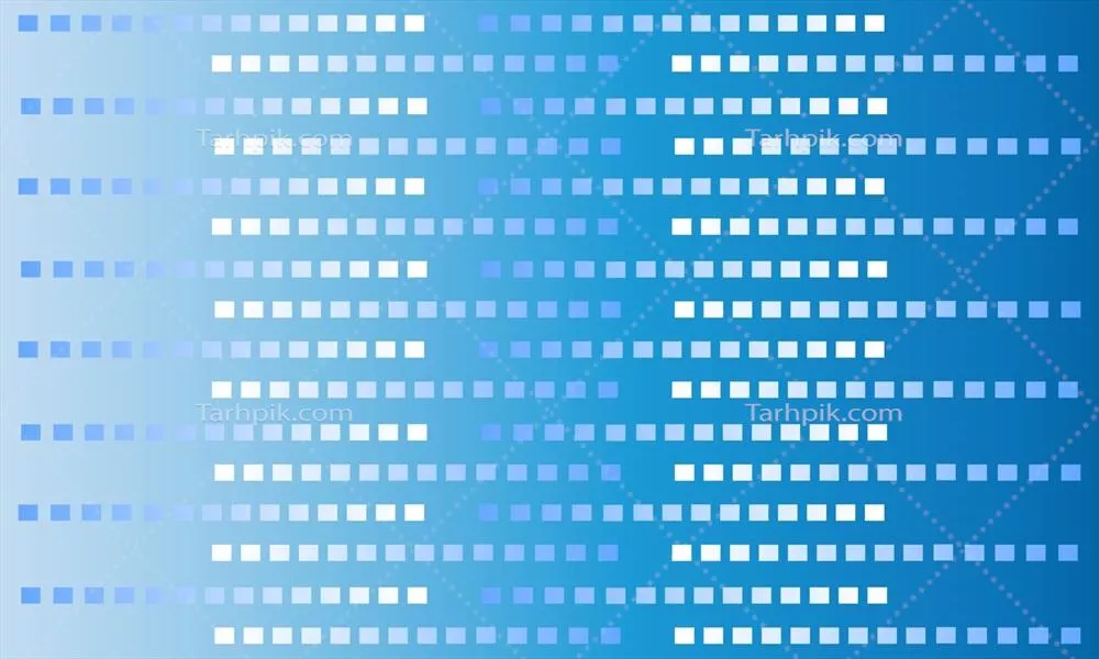 وکتور پسزمینه هندسی مدرن با مربعهای آبی رنگ و طراحی خلاقانه