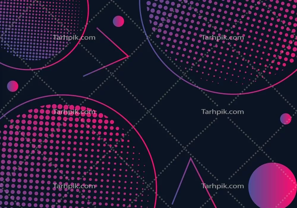 طراحی وکتور انتزاعی مدرن با فرم‌های هندسی خلاقانه و به‌روز