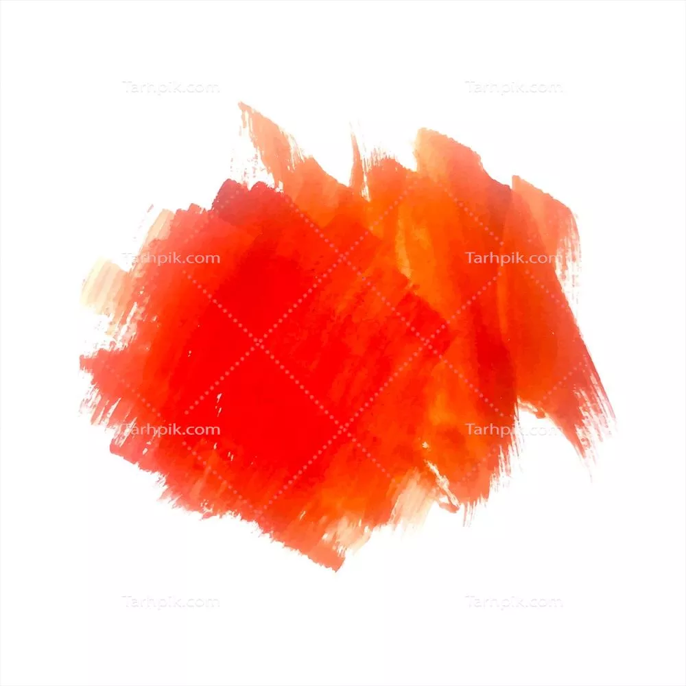 وکتور طراحی دکوراتیو مدرن با رنگ قرمز و افکت آبرنگ برای نمونه‌های گرافیکی