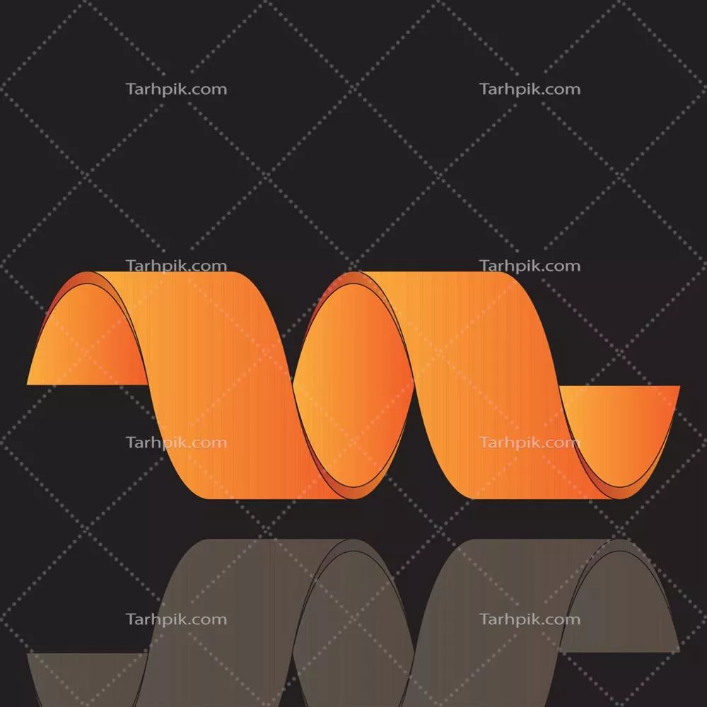 وکتور لوگوی نوار مدرن با طراحی منحصر به فرد و امروزی