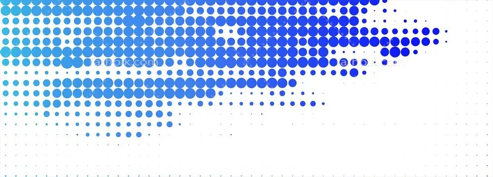 وکتور پسزمینه بنر مدرن با نقاط آبی سلطنتی
