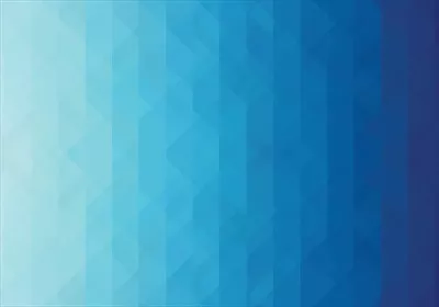 وکتور پسزمینه هندسی مدرن با الگوی مثلثی آبی و جذابیت بصری