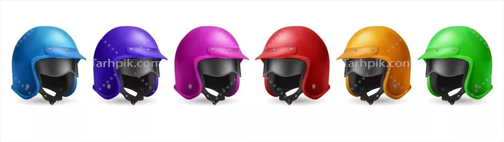 وکتور ست کلاه ایمنی موتورسیکلت برای مسابقه و سواری با اسکوتر
