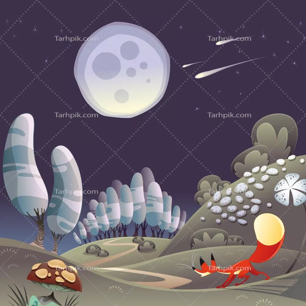 پسزمینه وکتور مناظر طبیعی با کیفیت بالا و جزئیات زیبا