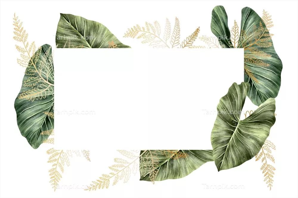 وکتور طلایی با پسزمینه طبیعت و فضای خالی برای طراحی گرافیکی