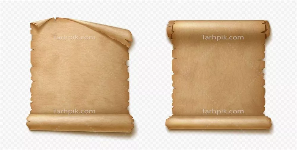 پسزمینه نقشه از کاغذ پاپیروس و پارچه قدیمی به صورت وکتور