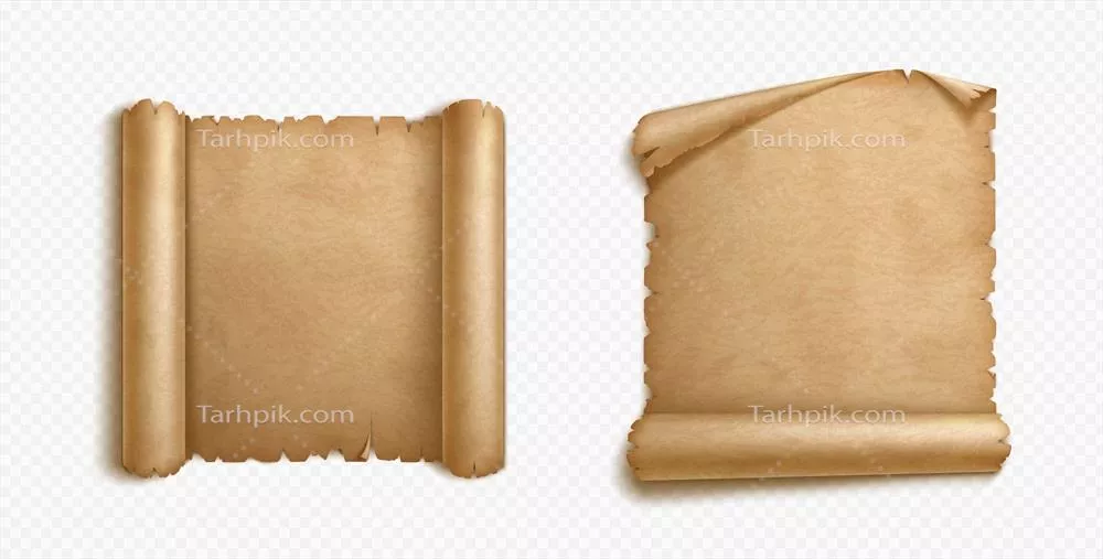 وکتور تصویر زمینه نقشه با کاغذ، پارچه و پاپیروس قدیمی و مرغوب