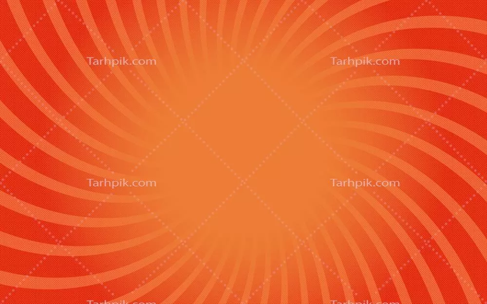 پسزمینه کمیک نارنجی به سبک رترو با طرح وکتور