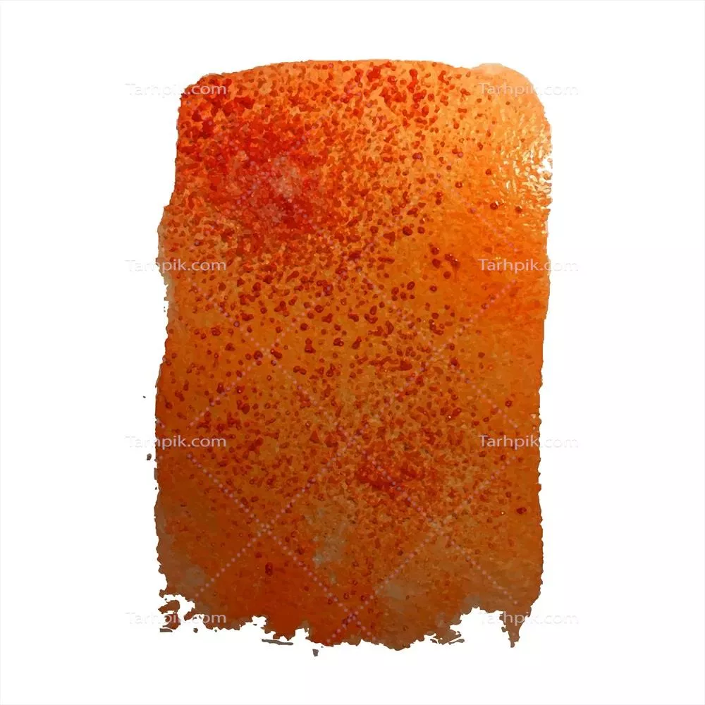 وکتور لکه آبرنگ نارنجی: هنری و طبیعی برای خلق زیبایی