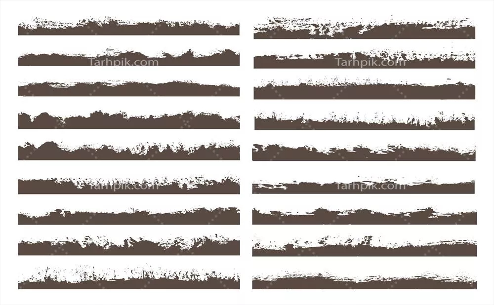 مجموعه وکتور لکههای رنگی با طراحیهای متنوع و جذاب