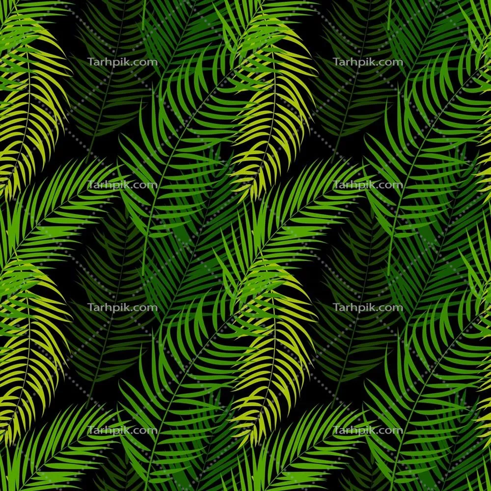 وکتور پترن مداوم با سایه برگ نخل برای استفاده در پسزمینه
