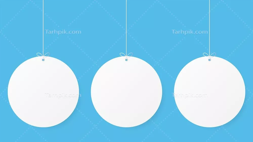 وکتور هنر کاغذی با شکل دایره ای بر روی آسمان آبی - فضای خالی برای نوشتن