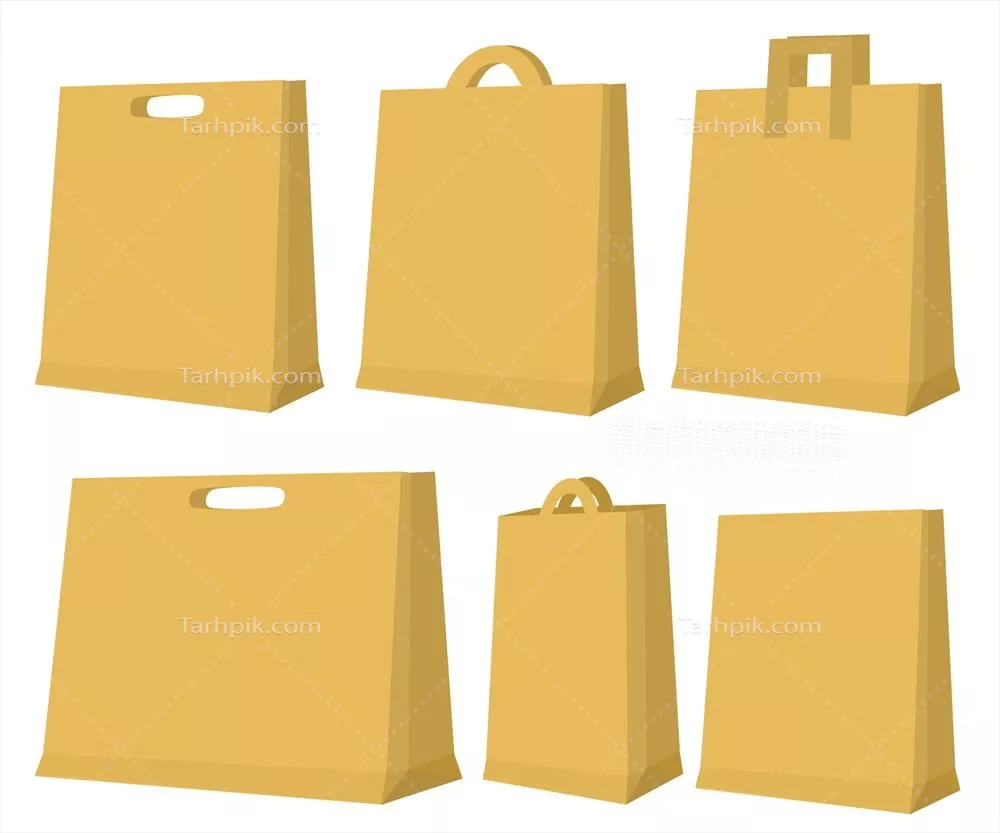 وکتور مجموعه المانهای کیسه کاغذی: فلسفه، طراحی و کاربردها