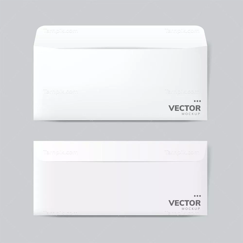 طراحی و ش模کاپ پاکت کاغذی وکتور برای ارائههای حرفهای