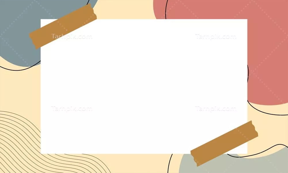 وکتور برگه یادداشت بر روی پس‌زمینه انتزاعی با طراحی خاص و زیبا