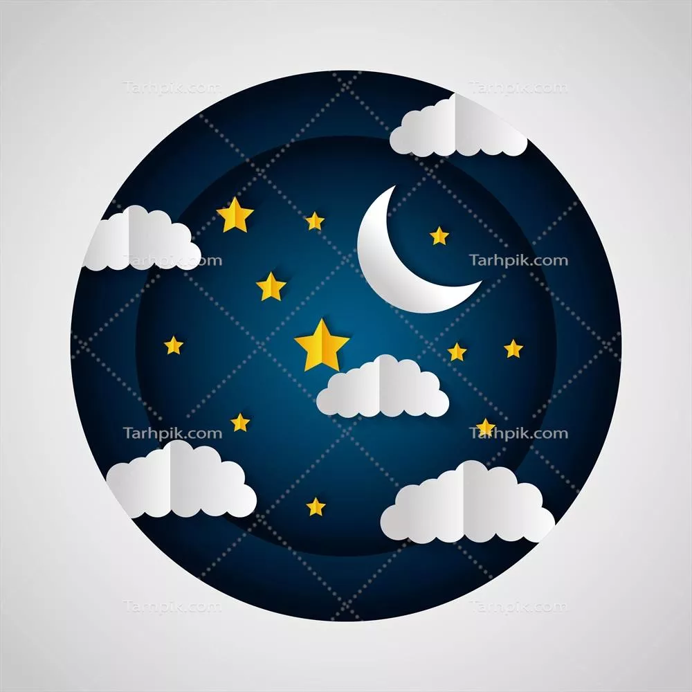 طراحی وکتور مناظر کاغذی و اوریگامی به سبک مدرن و هنری