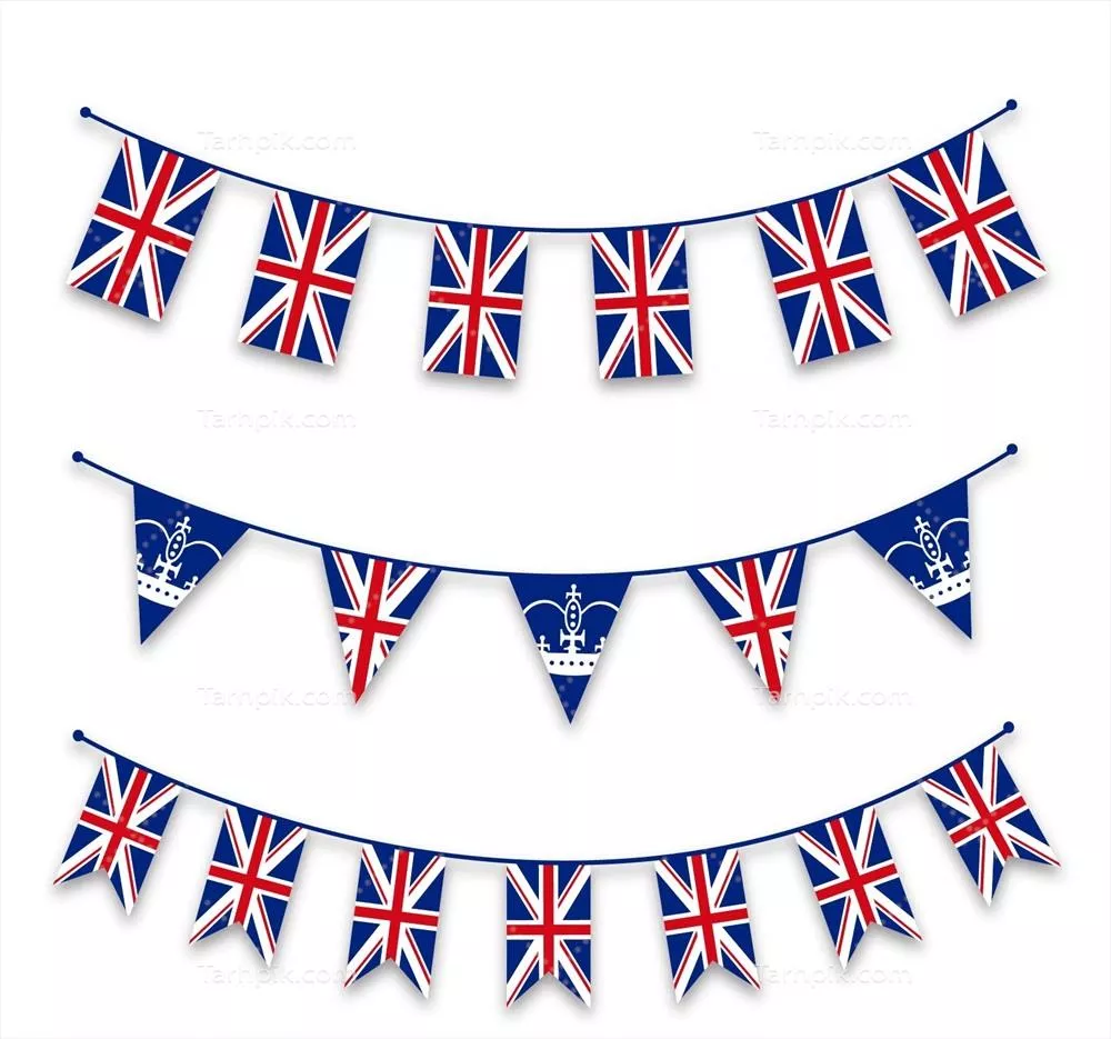 وکتور شablونهای بنر جشن 15 سالگی پرچم اتحادیه و میهن پرستی